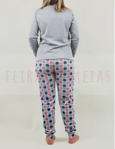 Pijama 100% Algodão Cardado | Cãozinho 2