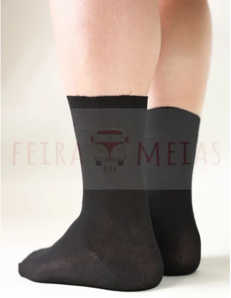 Meia Clássica Em Algodão | Cerzida | 100% Algodão | Pack 5 | Várias Cores Meia Clássica Em Algodão | Cerzida | 100% Algodão | Pack 5 | Várias Cores