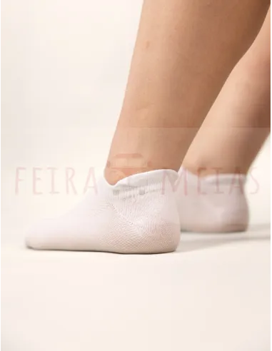 Soquete Invisível Com Pormenor No Punho | Unissexo | Pack 5 | Várias Cores