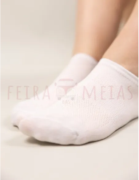 Soquete Invisível Com Pormenor No Punho | Unissexo | Pack 5 | Várias Cores Soquete Invisível Com Pormenor No Punho | Unissexo | Pack 5 | Várias Cores