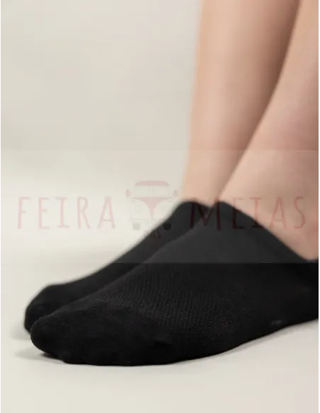 Soquete Invisível Respirável Com Silicone | Unissexo | Pack 6 | Várias Cores Soquete Invisível Respirável Com Silicone | Unissexo | Pack 6 | Várias Cores