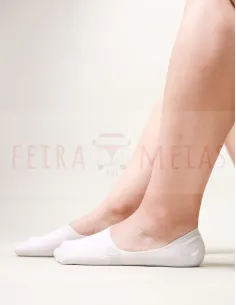 Soquete Invisível Com Silicone | Unissexo | Pack 6 Pares | Várias Cores 2