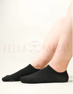 Soquete Com Anti-Derrapante | Yoga e Pilates | Unissexo | Pack 3 Pares | Cor Única 2